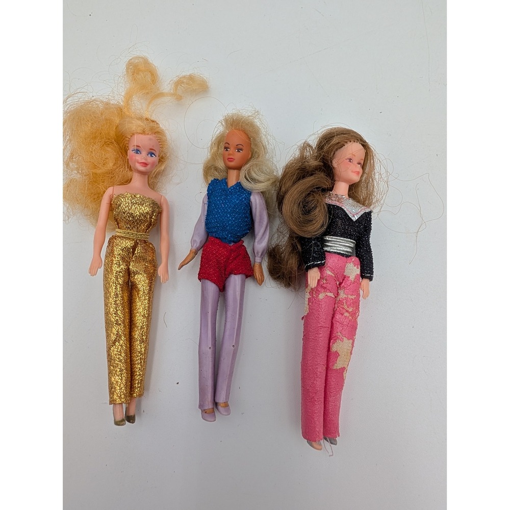 Mattel CPG Fashion Doll Lot Dazzle 5 Inch 1981